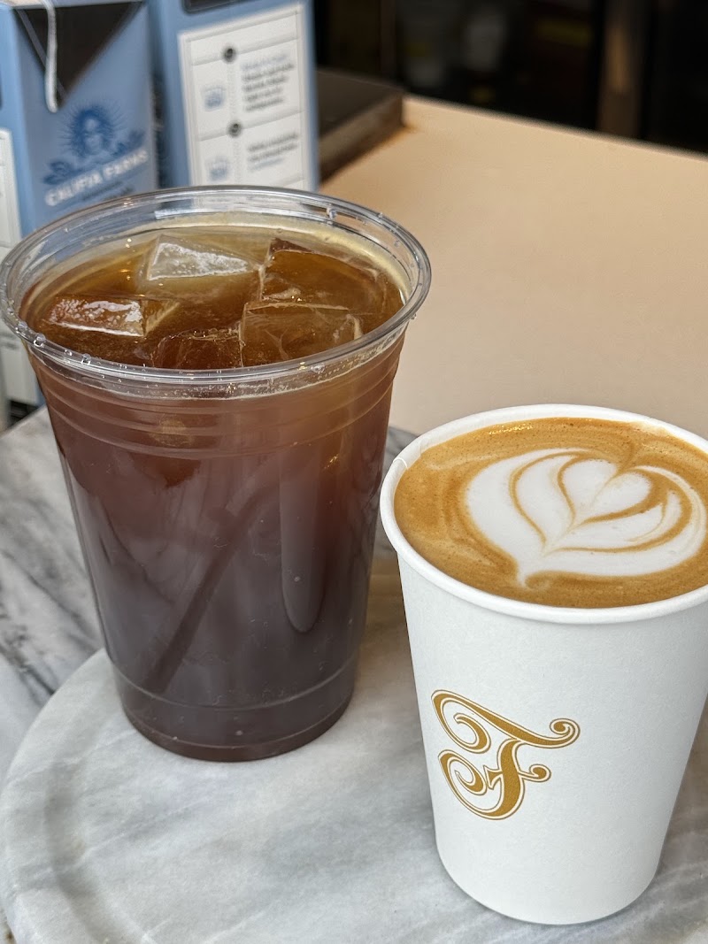Iced coffee meets warm latte