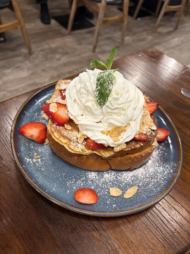 Strawberry French toast stack