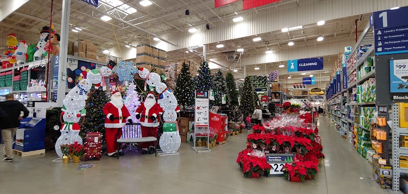 Festive holiday décor display