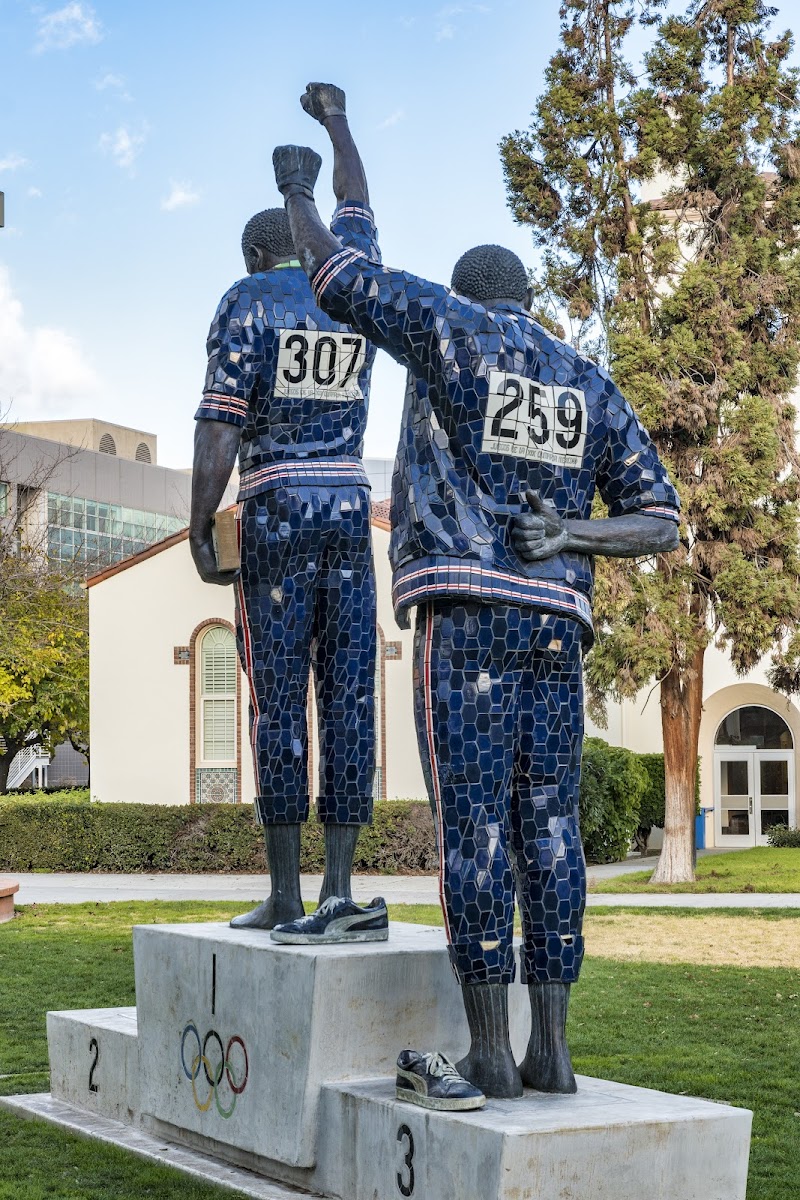 Iconic Olympic salute sculpture