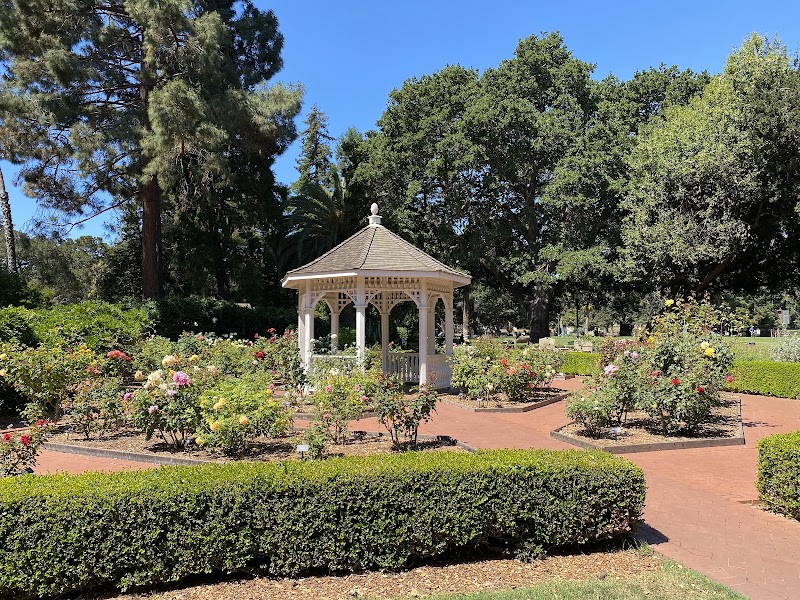 Fragrant rose garden gazebo