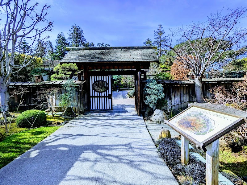 Traditional gate welcomes visitors