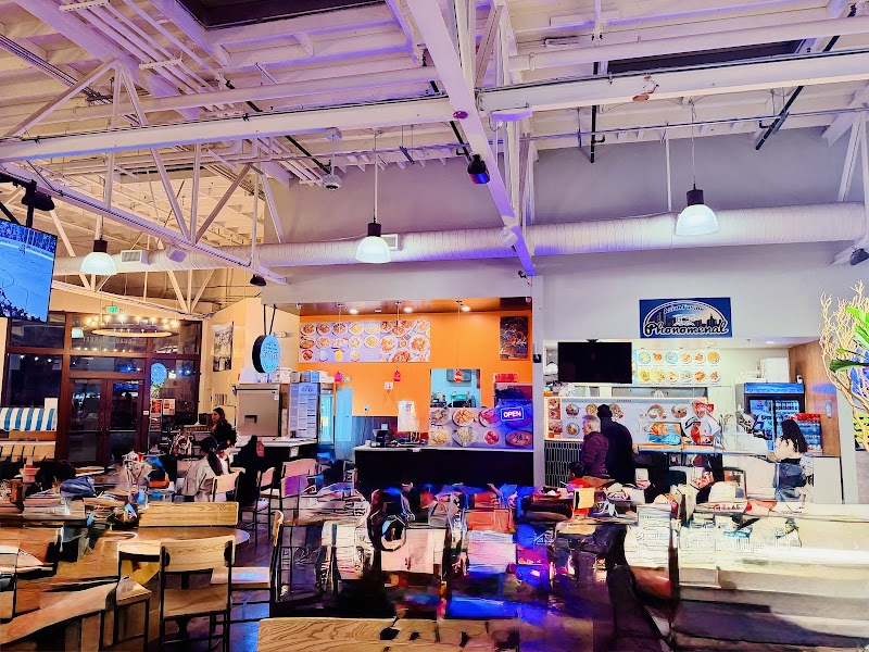 Buzzing indoor vendor hall