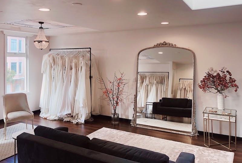 Elegant gowns, ornate mirror