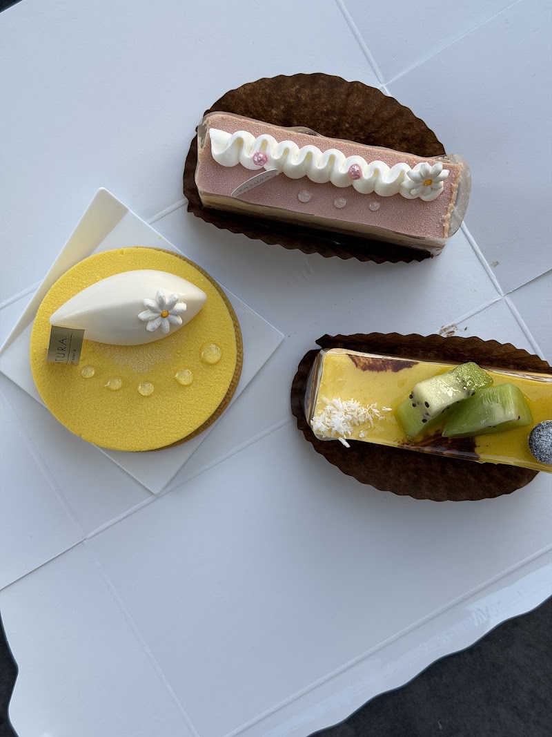 Elegant individual cake selection