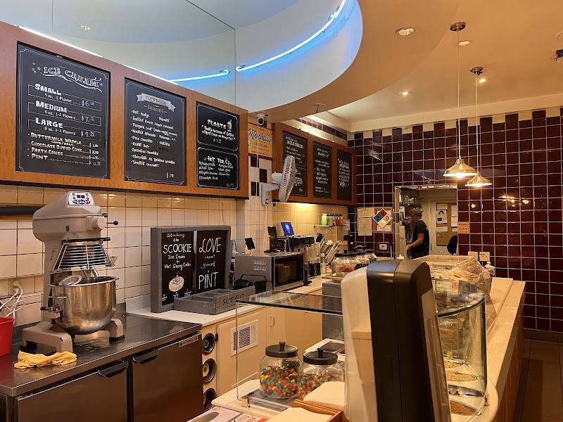 Classic soda fountain setup