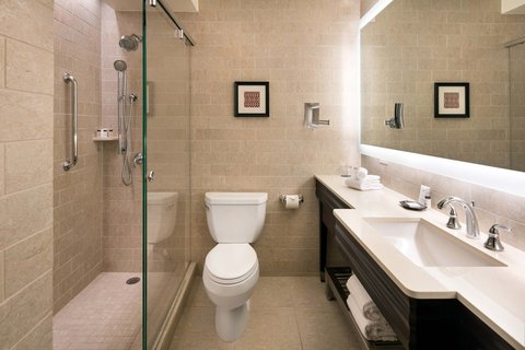 Bright, modern bathroom