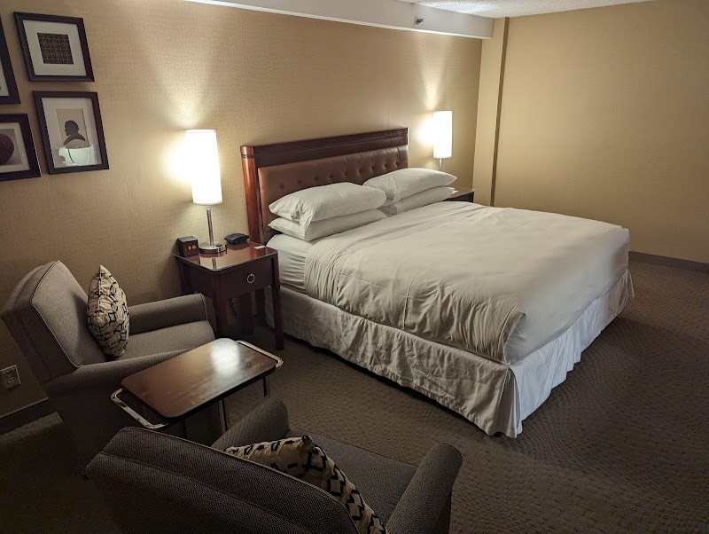 Warm, comfortable king room