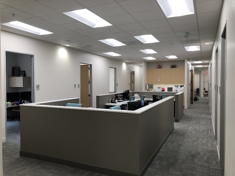 Spacious clinical workspace