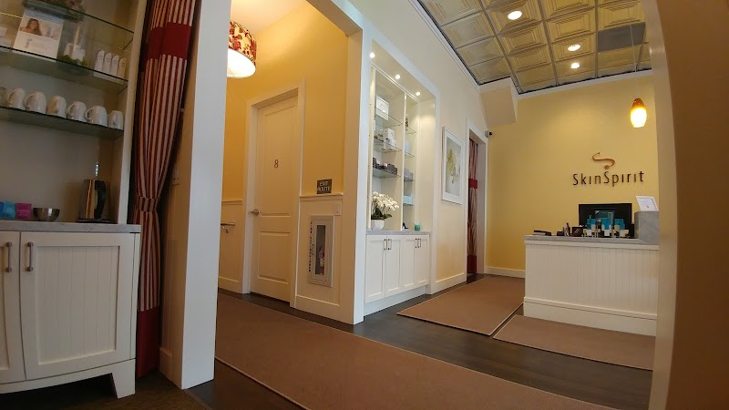 Bright treatment hallway interior