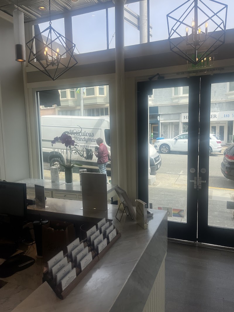 Welcoming reception desk area
