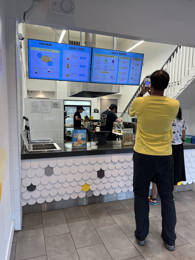 Clean counter, full menu