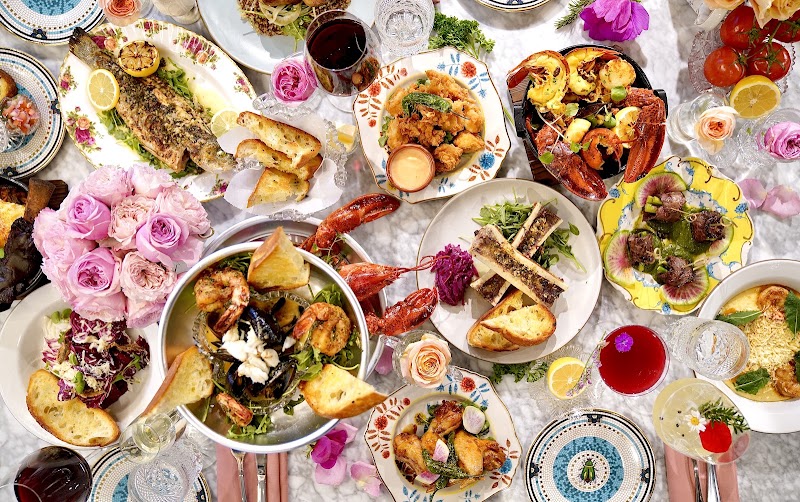 Abundant brunch spread