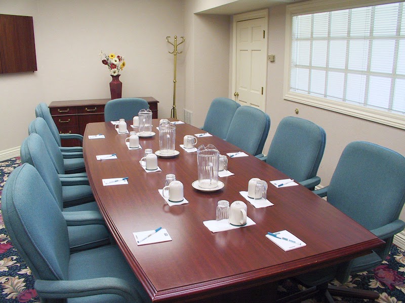 Boardroom ready for meetings