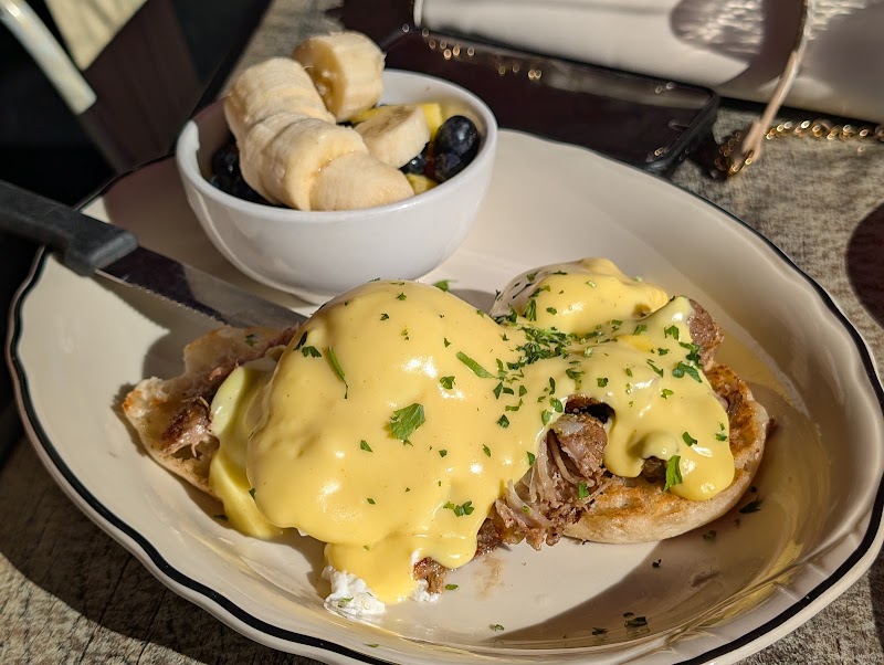 Irish Benedict, hollandaise draped