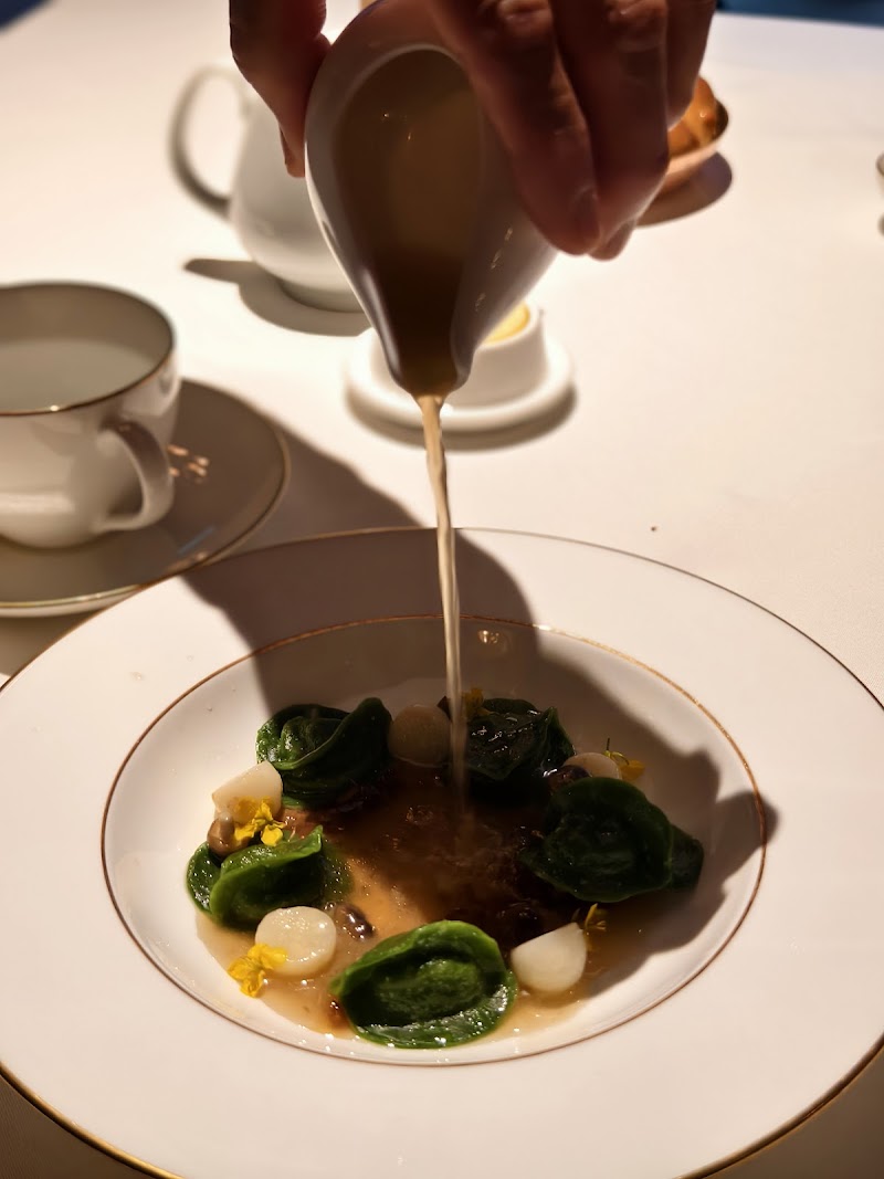 Tableside broth, handcrafted dumplings
