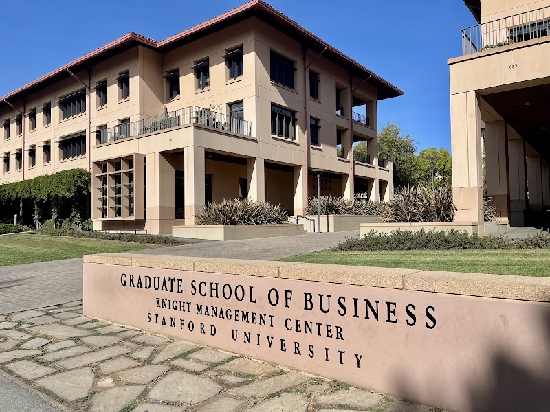 Stanford GSB landmark sign