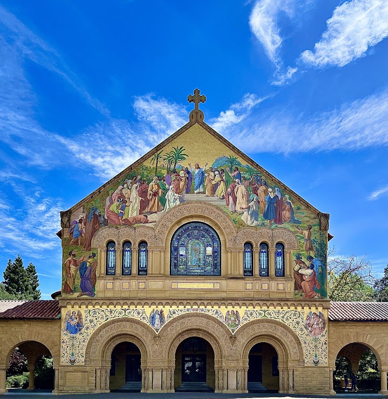 Memorial Church mosaic facade