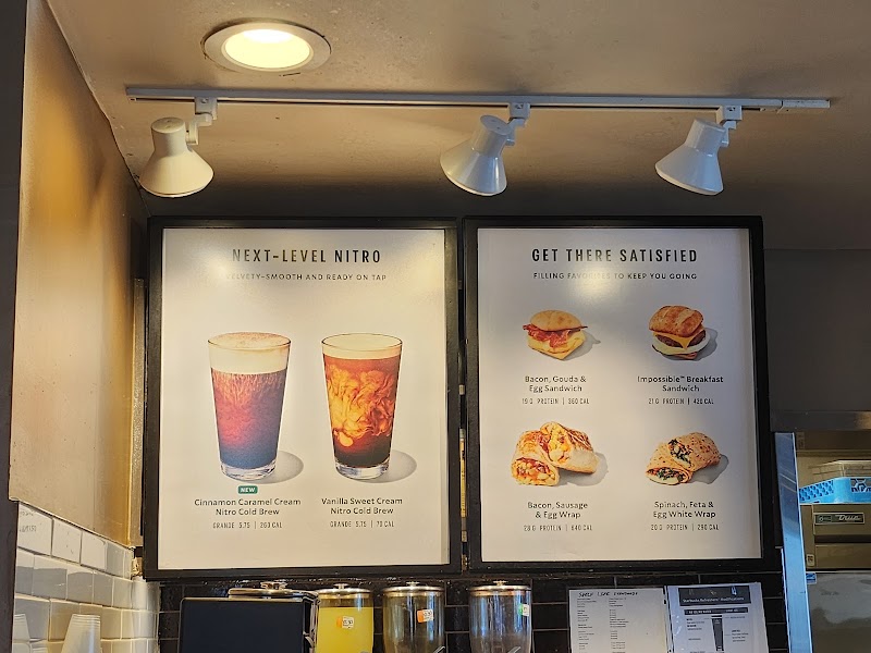 Nitro cold brew menu