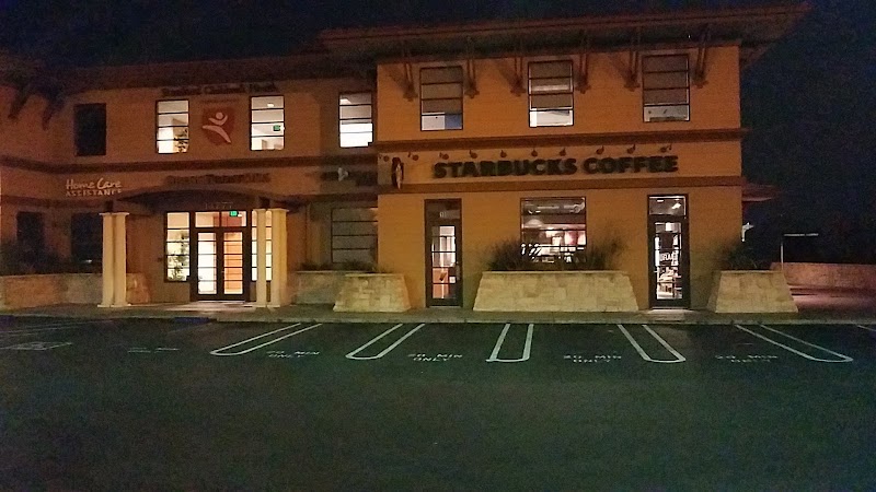 Ample parking, welcoming exterior
