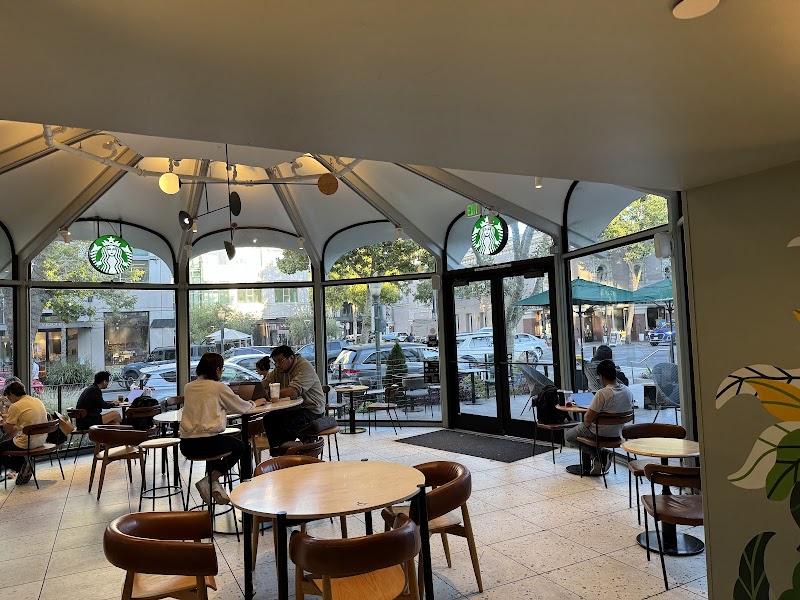 Bright indoor seating area