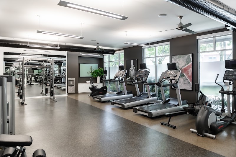 Full fitness center inside