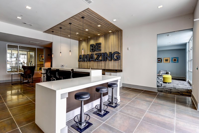 Welcoming community lobby space
