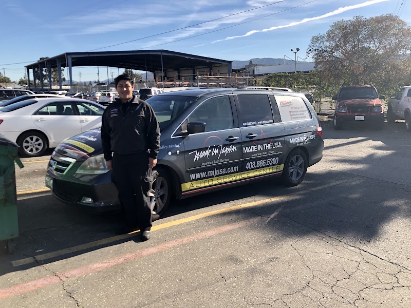 Staff with service van
