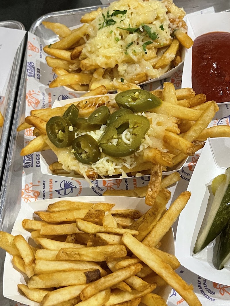 Loaded fries, bold toppings