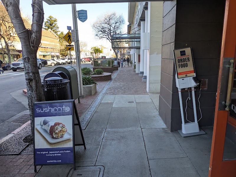 Order kiosk outside storefront