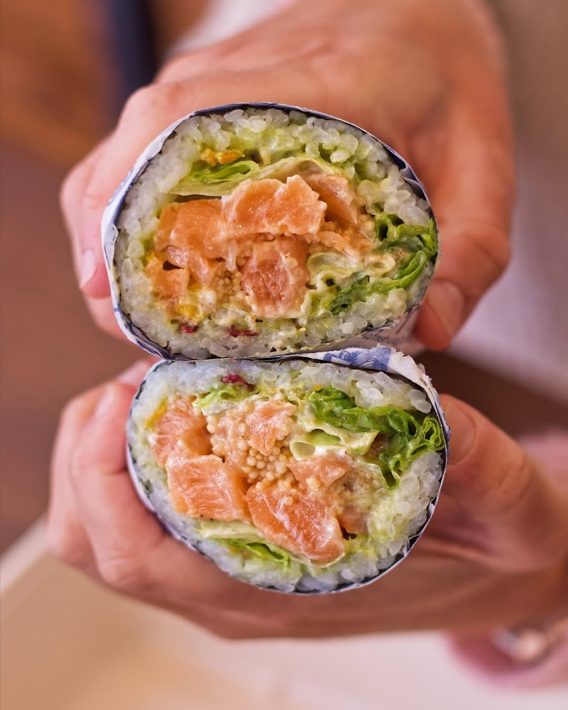 Salmon-packed cross section