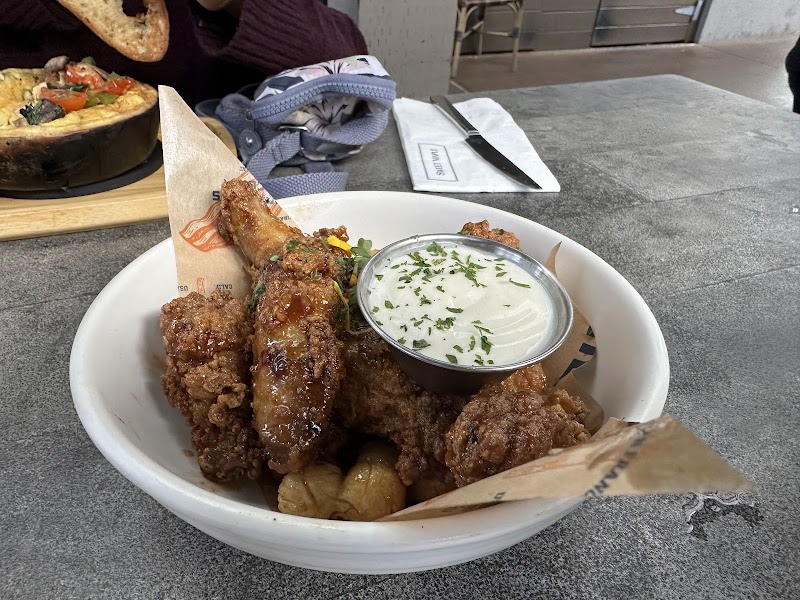 Crispy fried chicken bowl