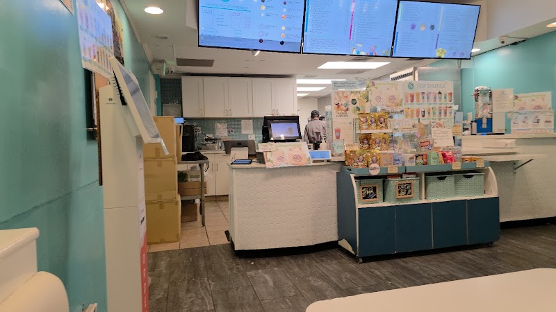 Bright welcoming order counter
