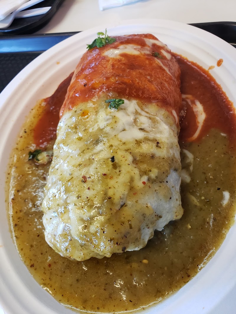 Saucy wet burrito, two ways
