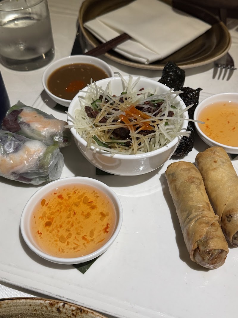 Fresh rolls, salad, spring rolls