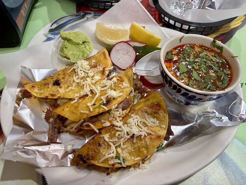 Crispy tacos, rich consommé