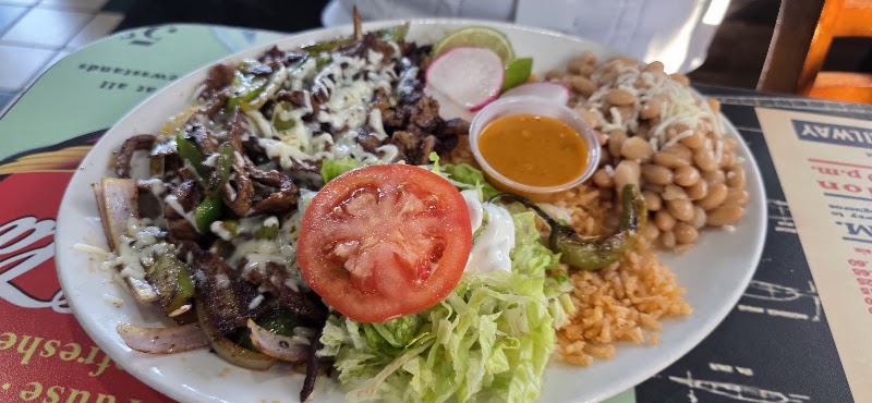Loaded plate, bold flavors