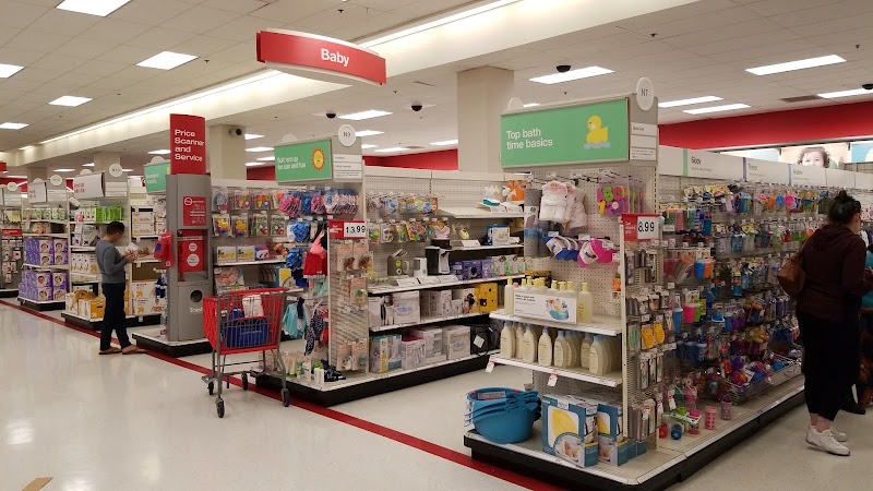 Well-stocked baby essentials section