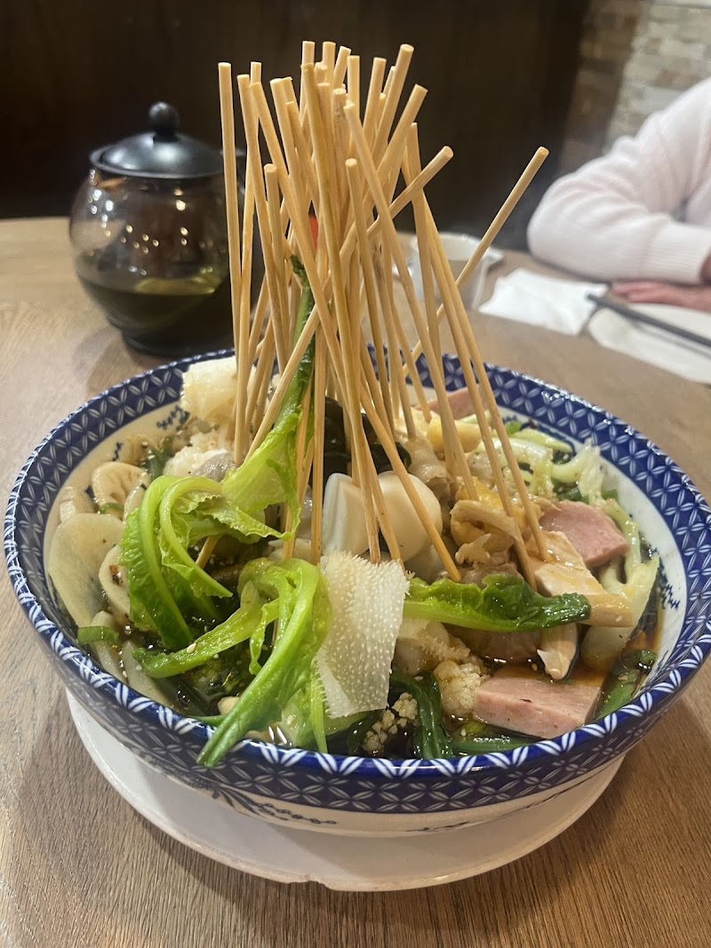 Skewer pot, loaded bowl