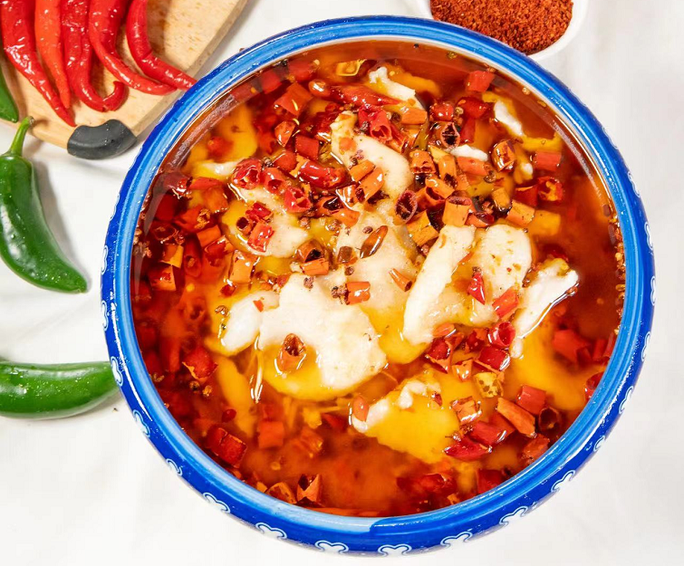 Spicy fish fillet bowl