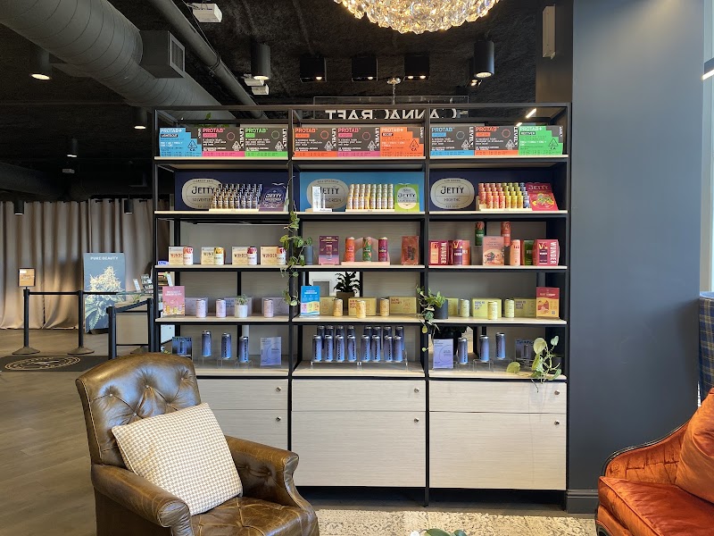 Curated shelves, diverse selection