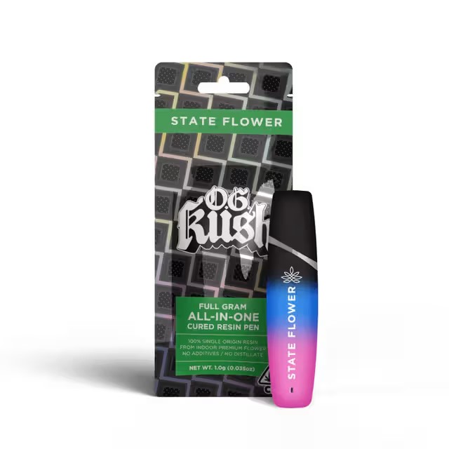 Cured resin vape pen