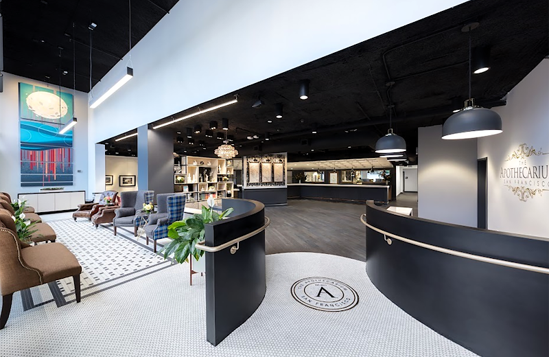Spacious welcoming showroom floor