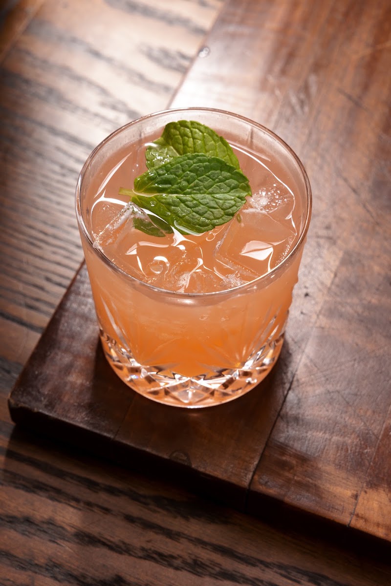 Handcrafted cocktail, served fresh