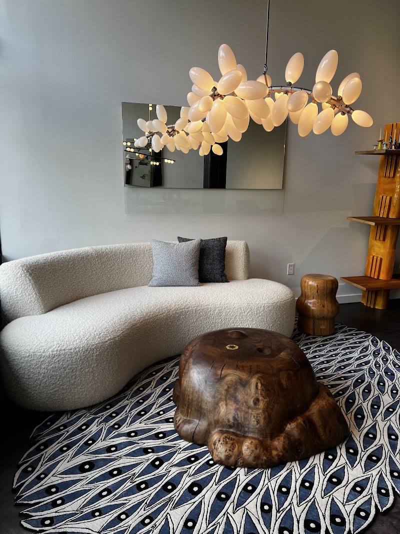 Curated living room vignette