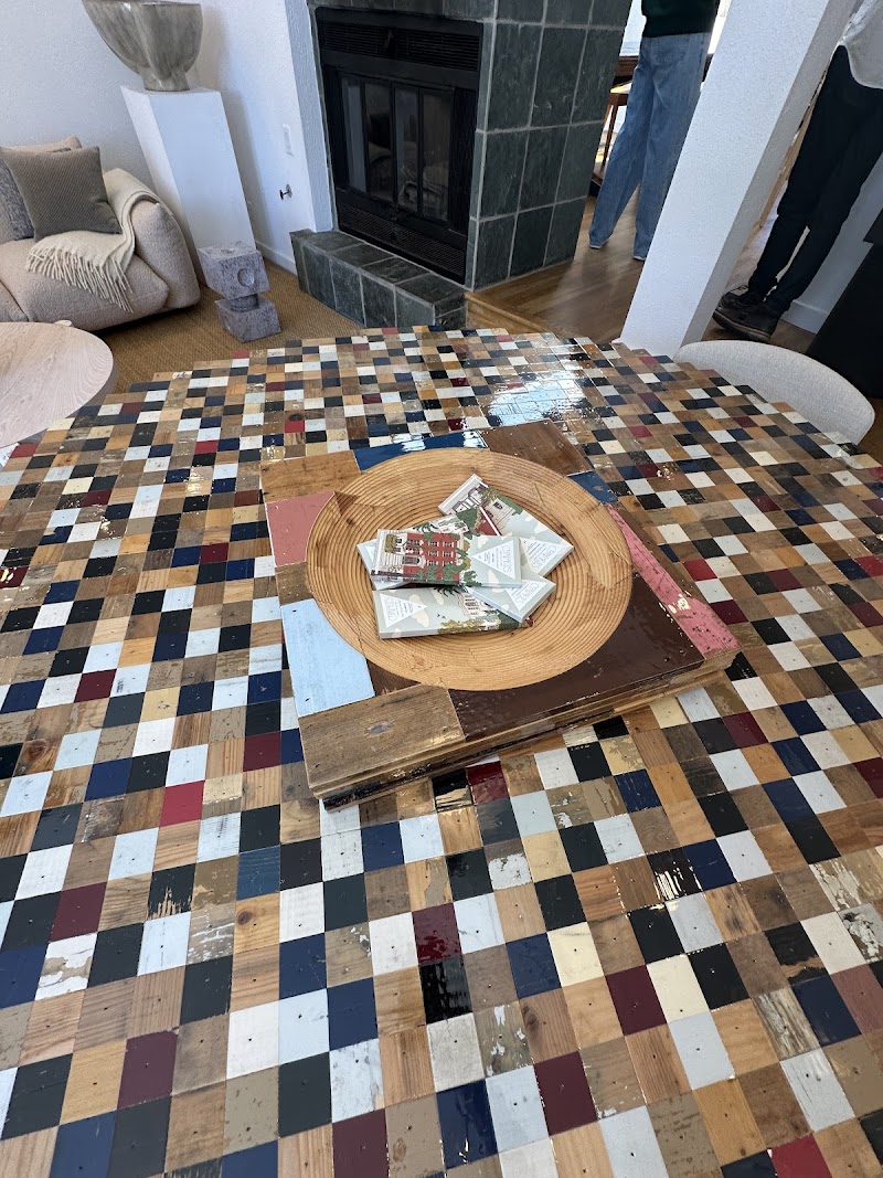 Patchwork reclaimed wood table