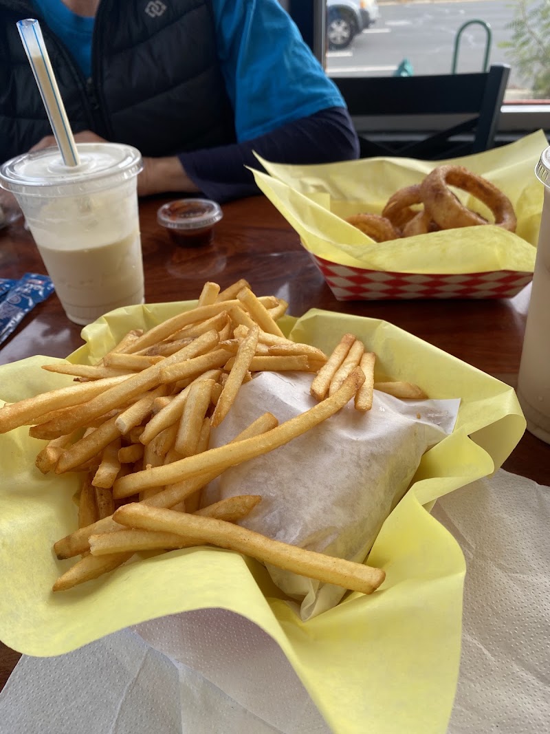 Fries, rings, and shakes