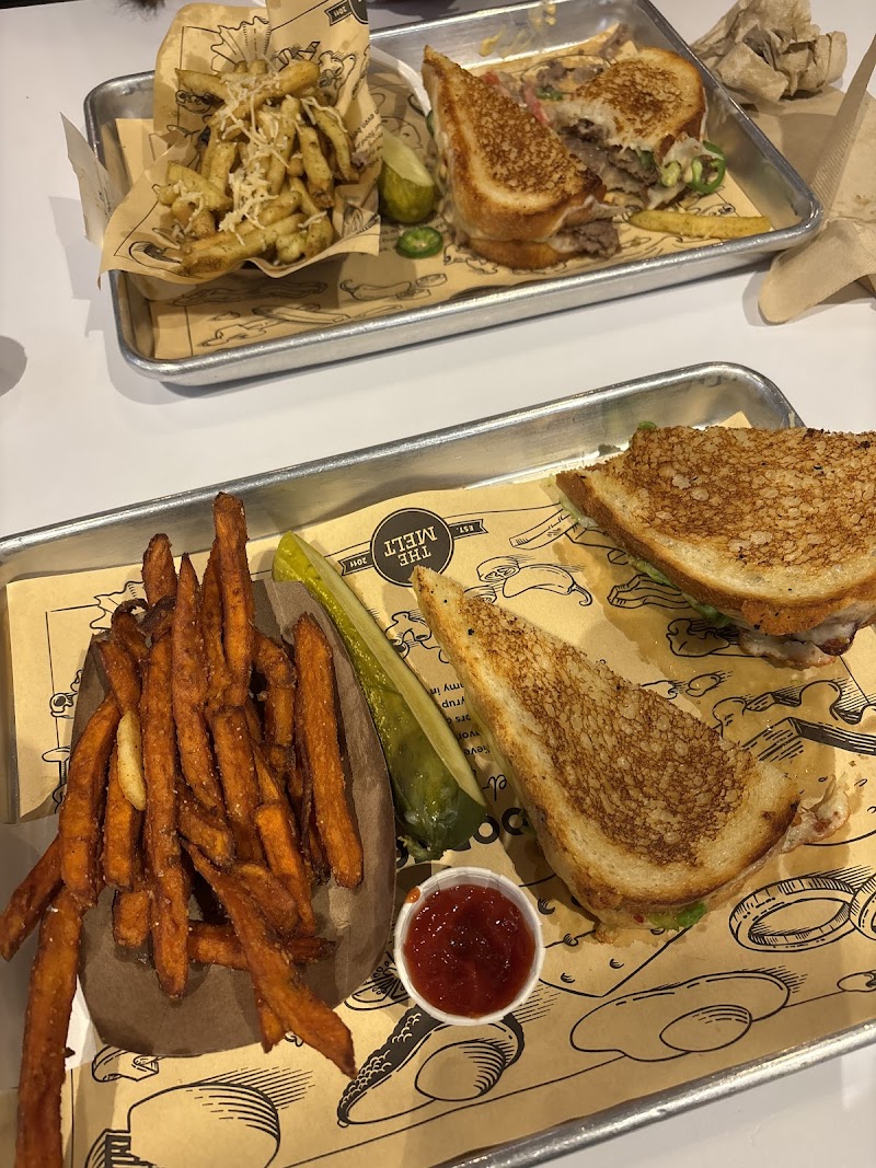 Melts, sweet potato fries spread