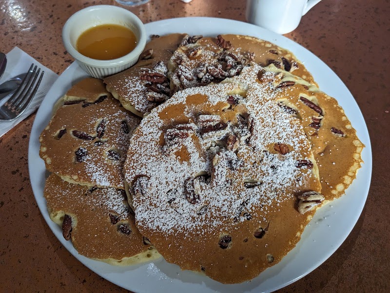 Pecan pancakes, fresh made
