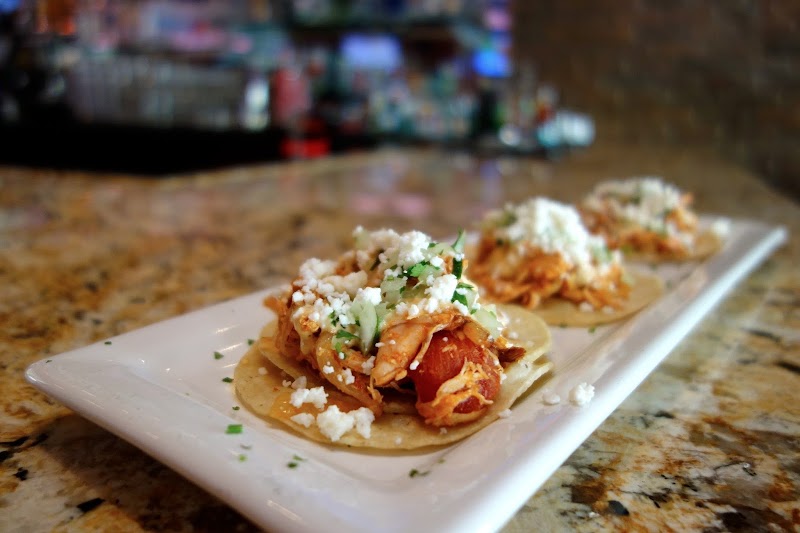 Loaded tacos, casual bites
